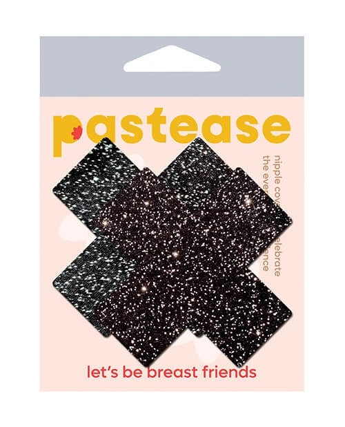Black XL cross pasties