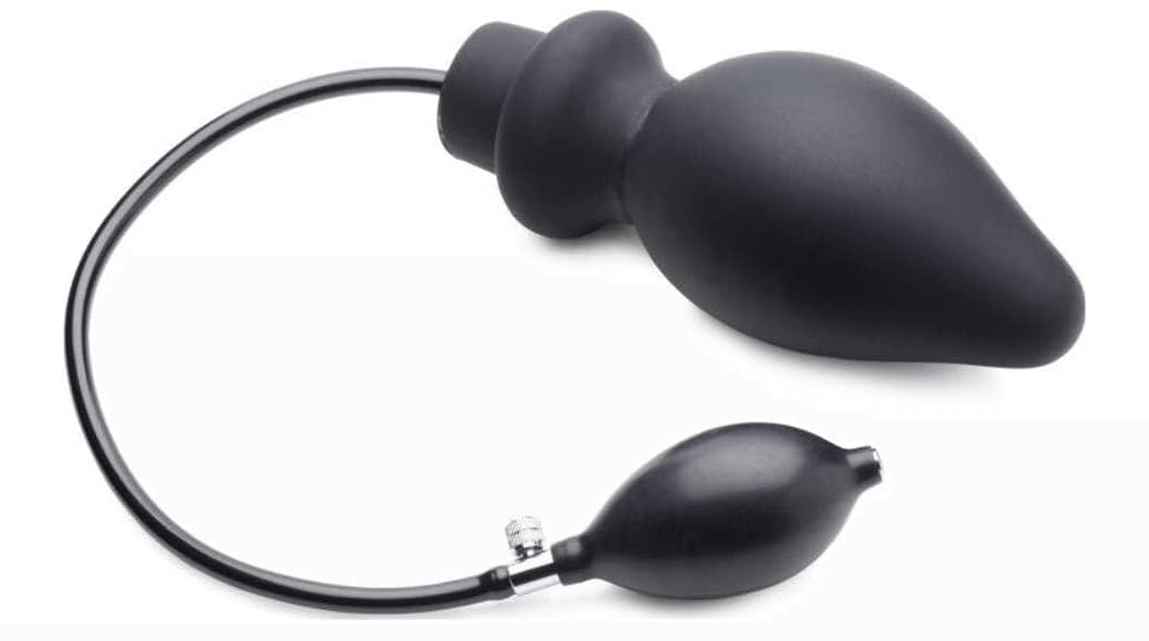 Ass-spand inflatable plug