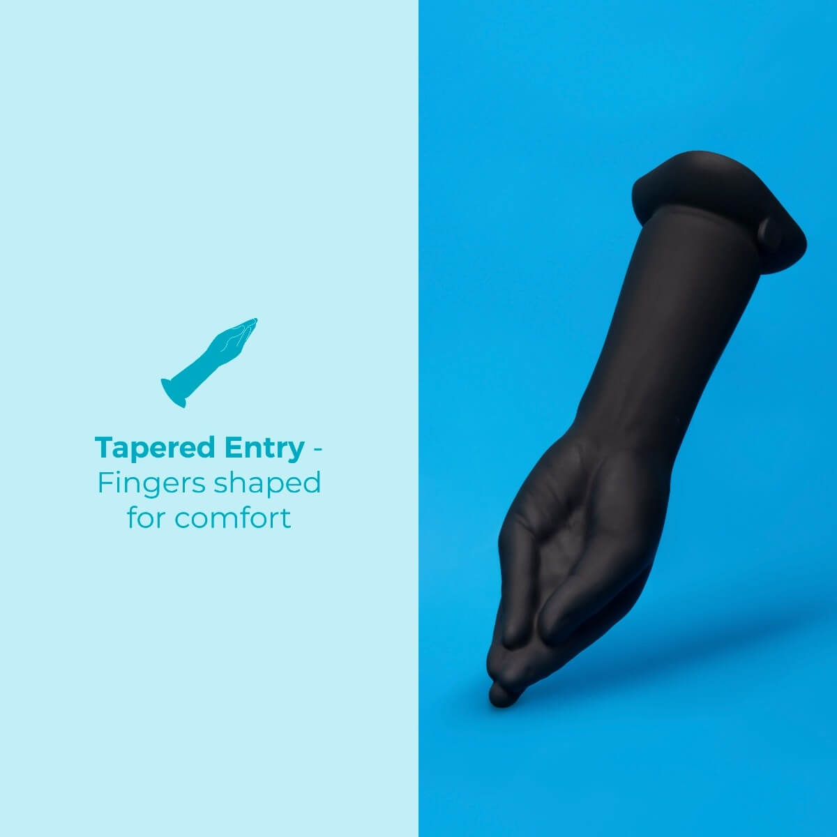 This SIlicone Fist is Engineered for depth and supercharged by vibration,