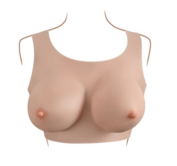 D cup breast plate for trans women