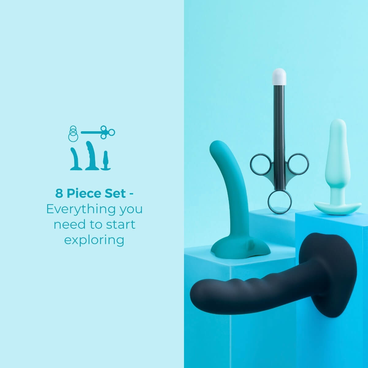 Anal Training set pegging kit for couples