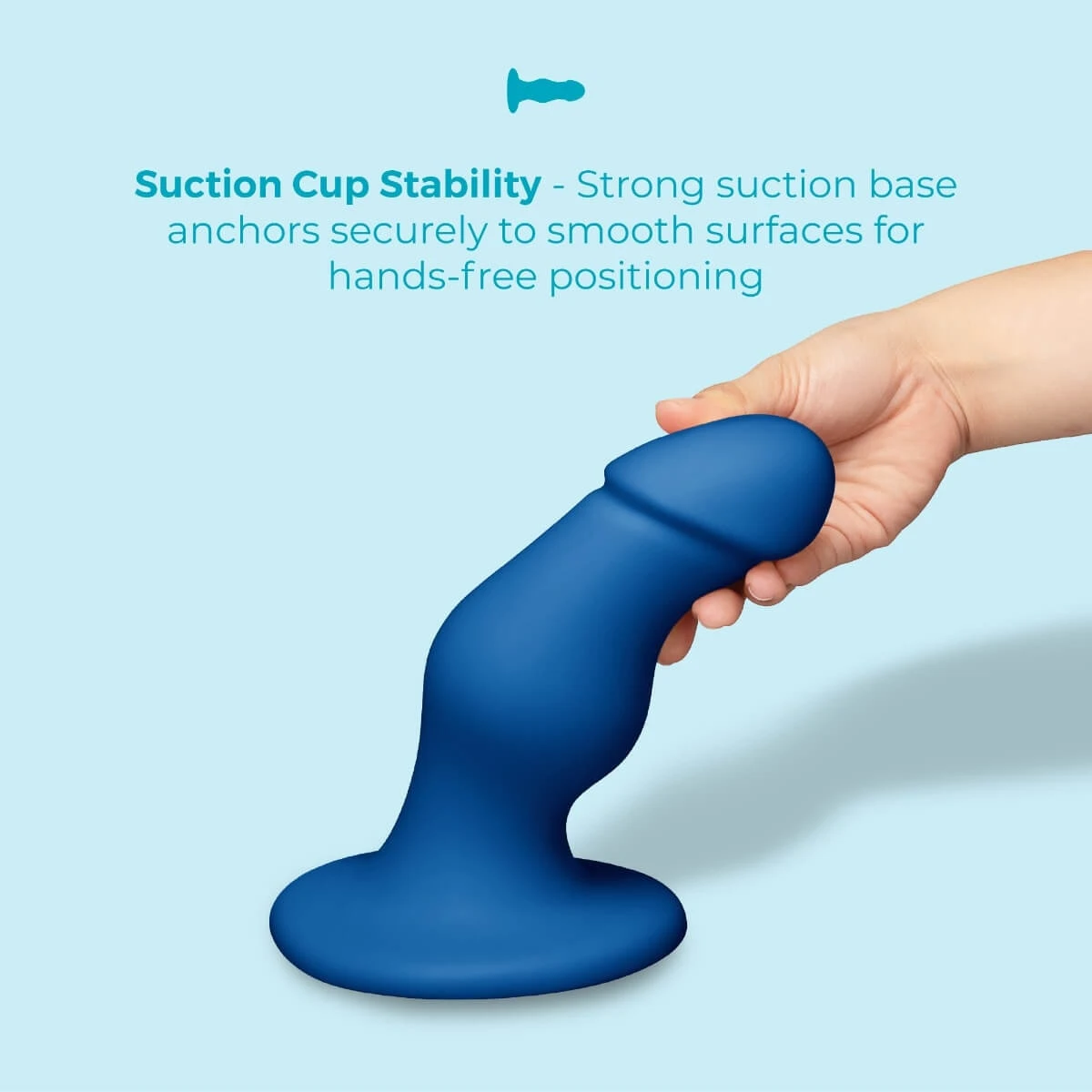 Blue b-vibe Gape Plug - Oversized anal dildo