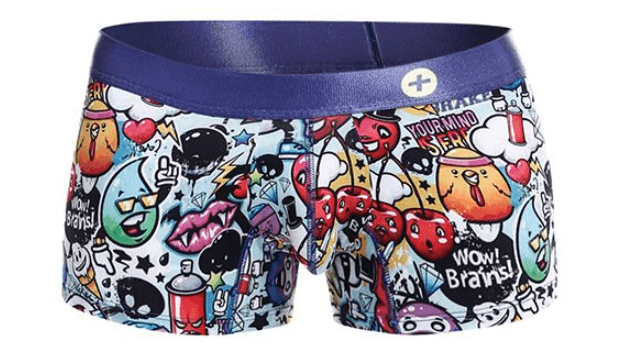 cherry print men's brief