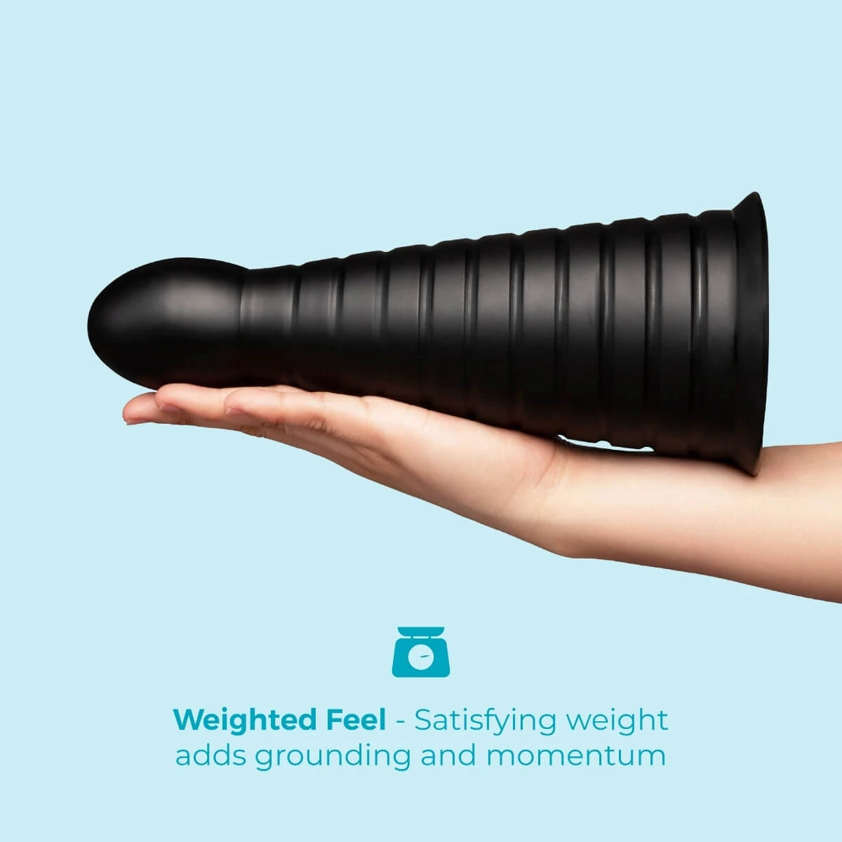 CONE weighted butt plug - extreme anal toys