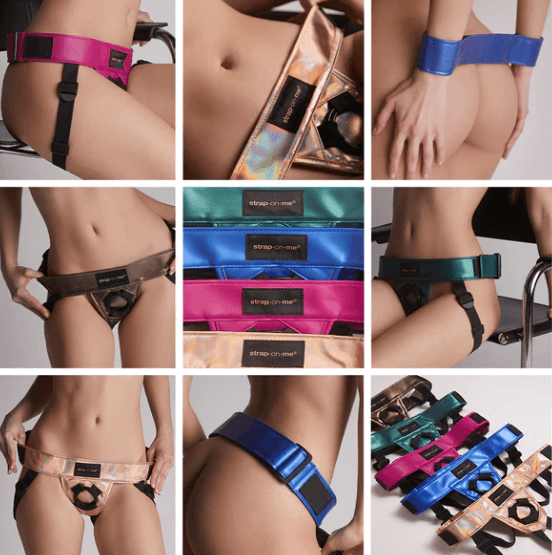 Strap On Me Curious Leatherette Harness