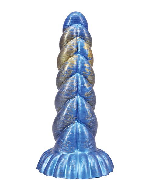 Outer Rim texture Dildo - Blue/Gold