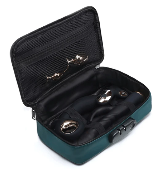 Dorcel portable sex toy storage - forest green