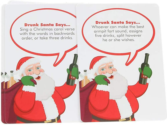 Drunk Santa Game cards