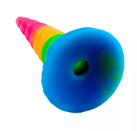 Fantasy Fuckers Rainbow unicorn dildo base
