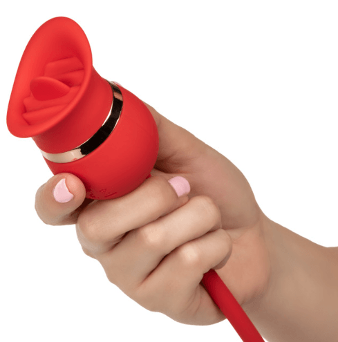 french kiss vibrator - red