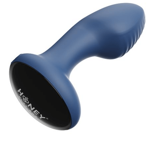 frenzy rotating butt plug - blue