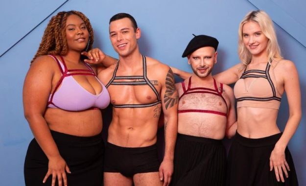 gender fluid chest harness