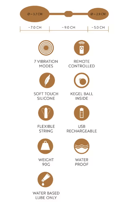 Gogasm balls key features