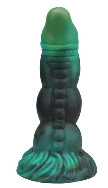 Green Sea Serpent Dildo - front