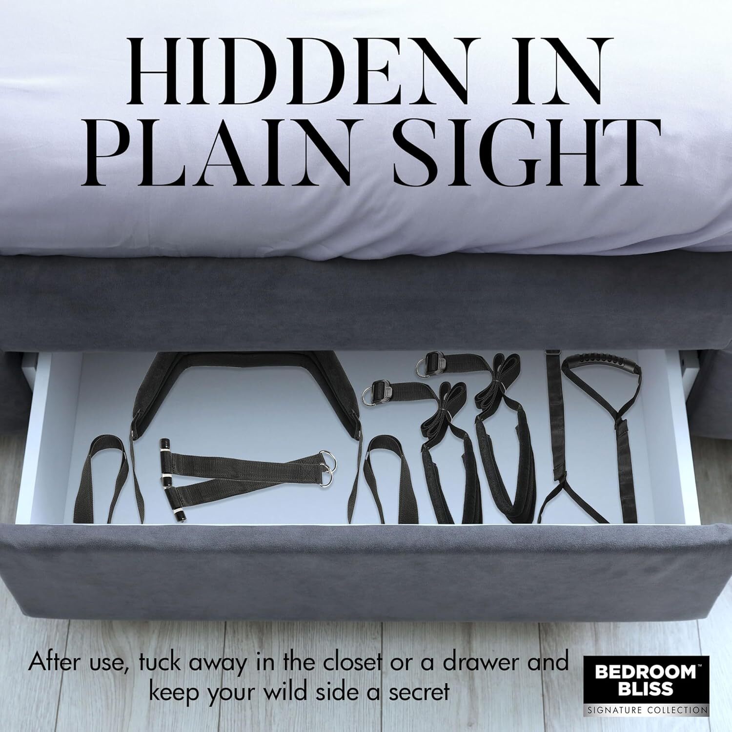 Hide this door swing in plain sight!