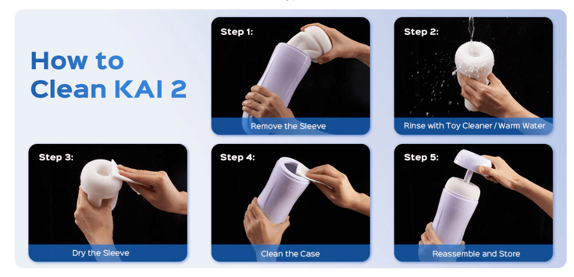 How To Clean Your Kai 2 Blowjob machine