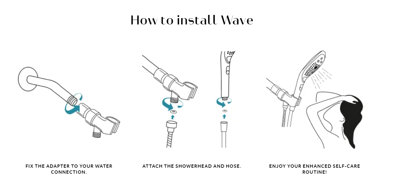 How to mount the Womanizer Wave Shower head