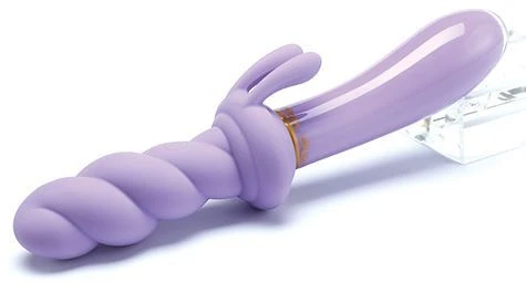 jade glass wand side view