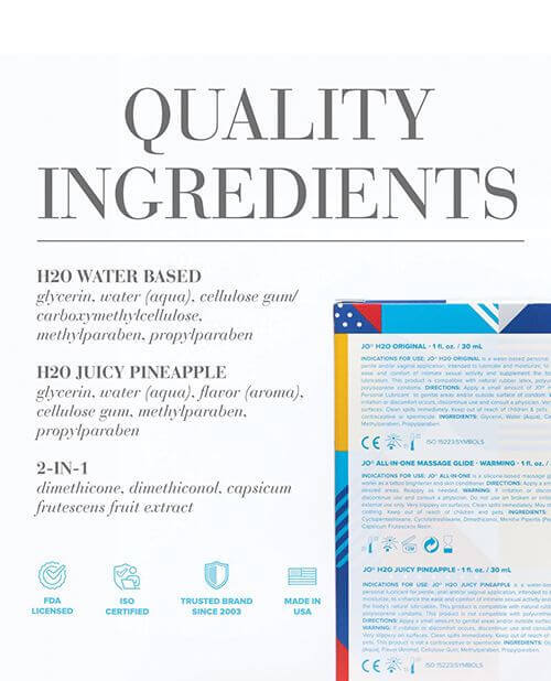 Tri-Me Gift Set INgredietnts