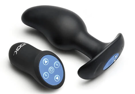 Curve Toys Jock Electro Volt E-Stim Curved Prostate Plug