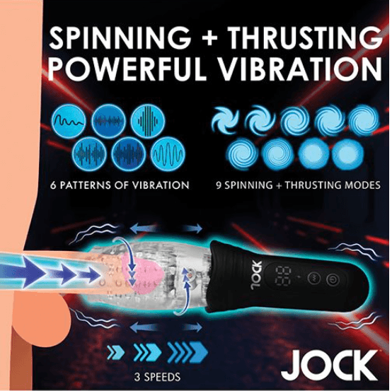 JOCK spinning and rotating stroker features