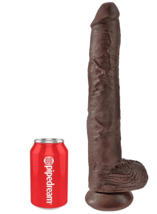 King Cock dildo with balls - 14 inches