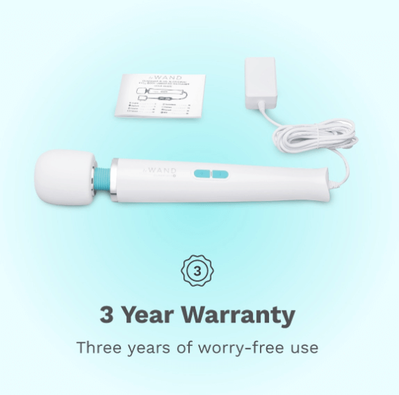 Le Wand 3 year warranty