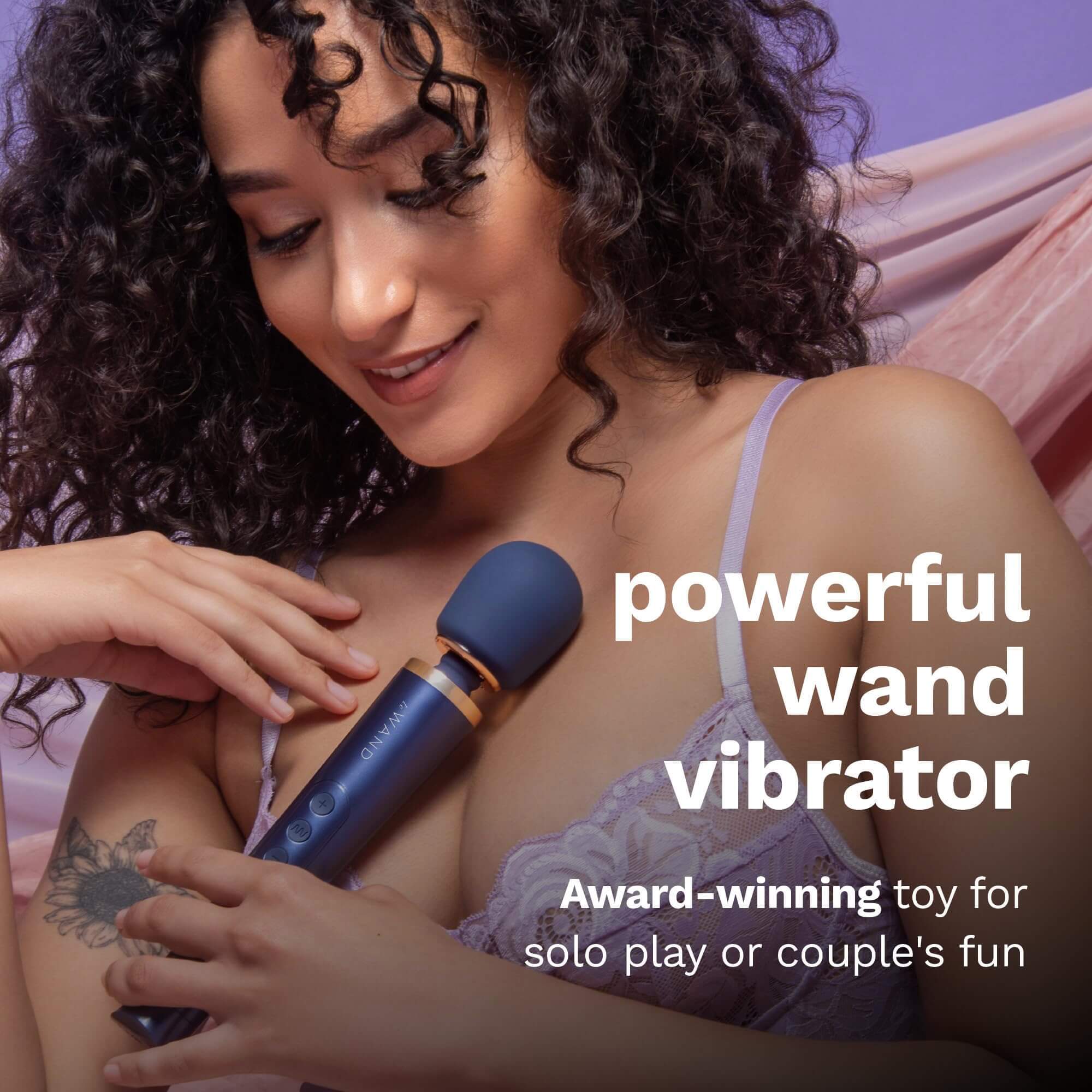 Le Wand Petite Powerful Massager - Navy Blue