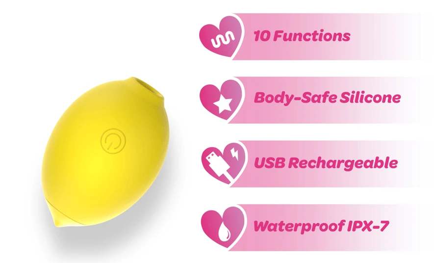 reamii Lemon Bliss Suction Stimulator Key Features