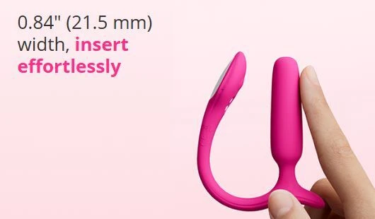 Lovense LUSH remote control plug is one of the tiniest anal toys on the market
