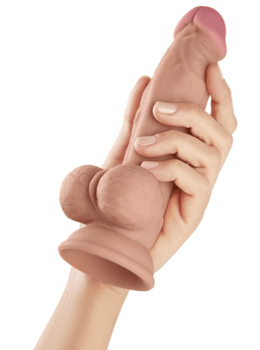 Model A realistic vibrator - white