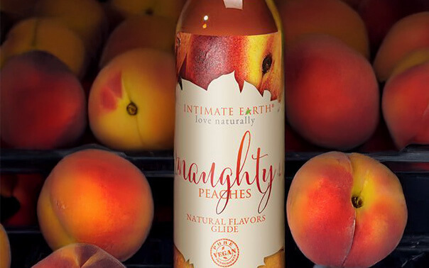 peach flavored massage lubricant