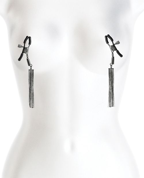 Gunmetal hanging chains nipple clamps