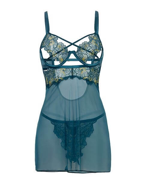 Teal babydoll
