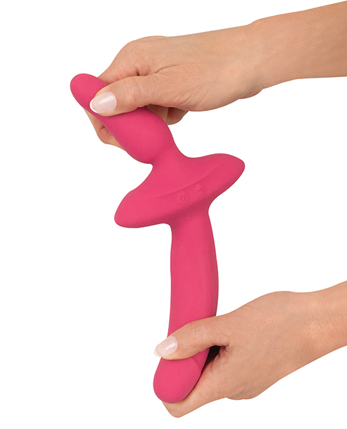 The 2-In-One Vaginal & Anal Vibe is incredibly flexible
