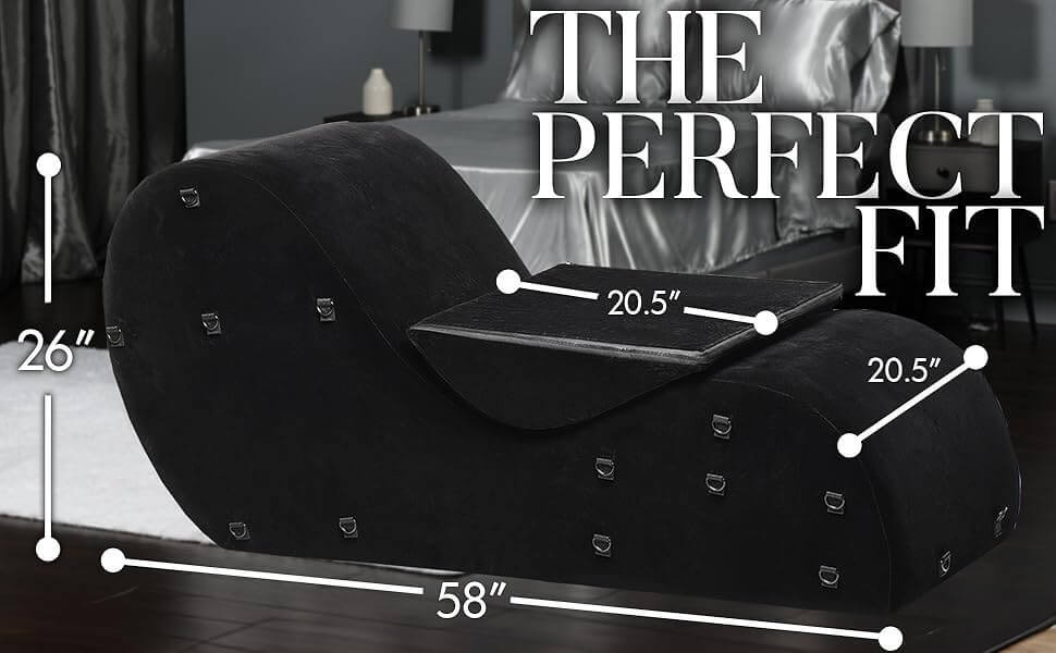Bondage lounger size dimensions