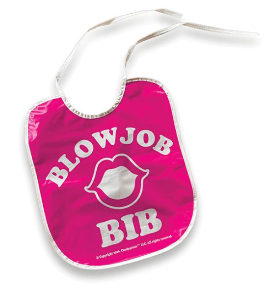 Pink Blowjob Bib
