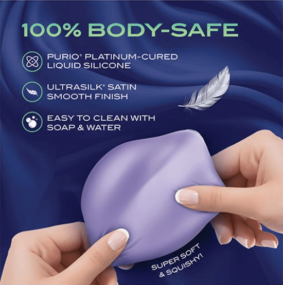 The PulsePad is made from bodysafe silicone