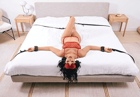 saffron red bed restraints