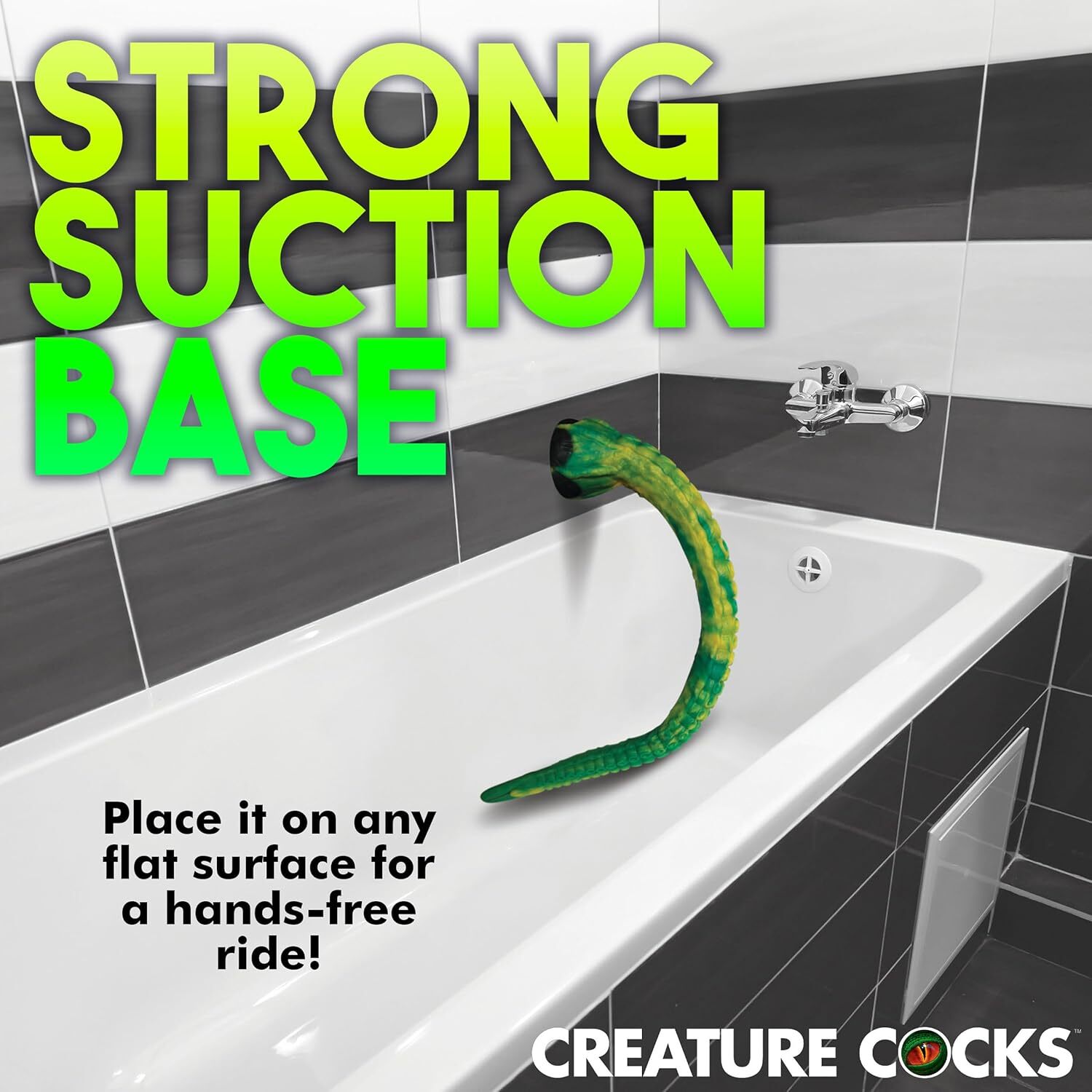 Ride a tentacle monster in your tub