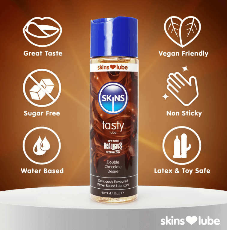 SKINS Chocolate Lube features