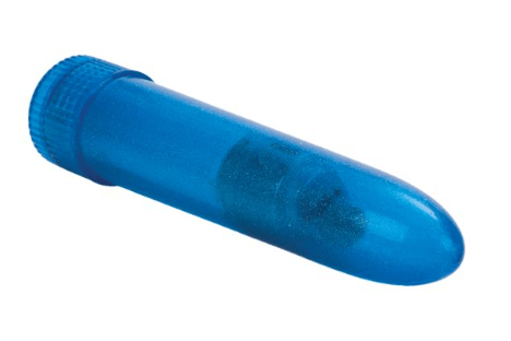 mini sparkle vibrator - blue