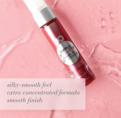 Stimulating nipple gel - strawberry flavored