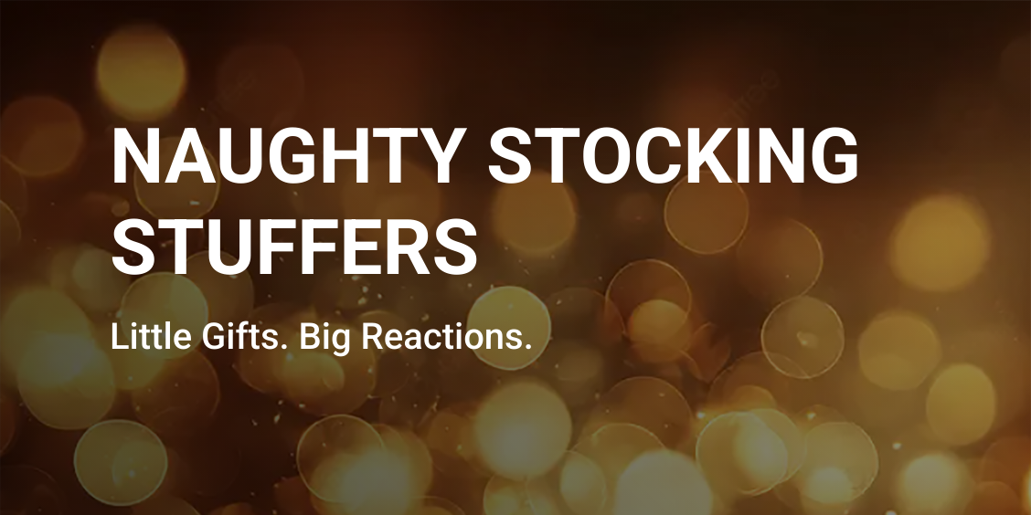 sexy stocking stuffers for adults