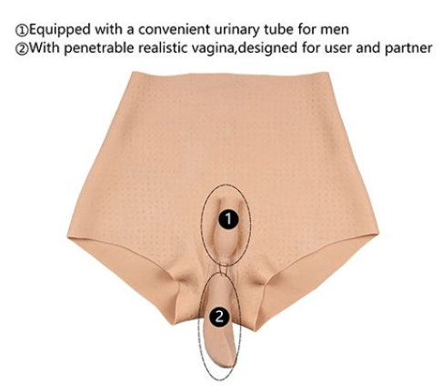 strapon vagina panty features