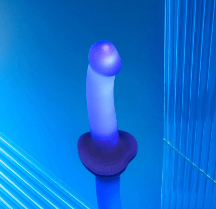 BLUE LED DILDO