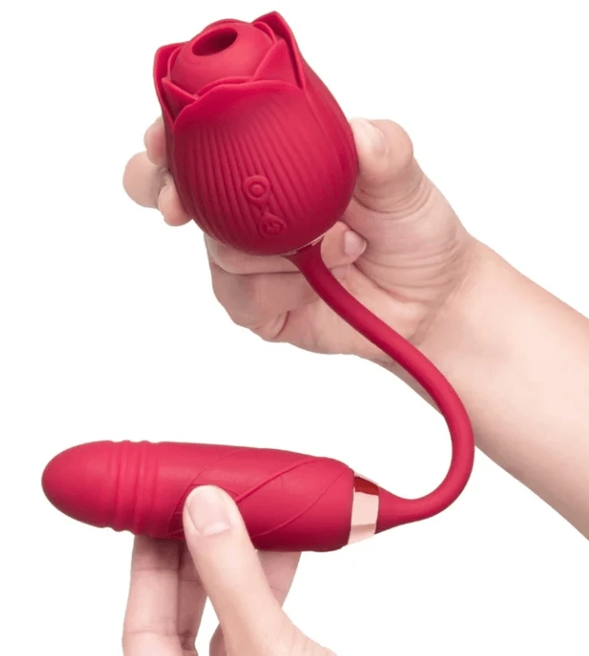 suck & thrust toy - red