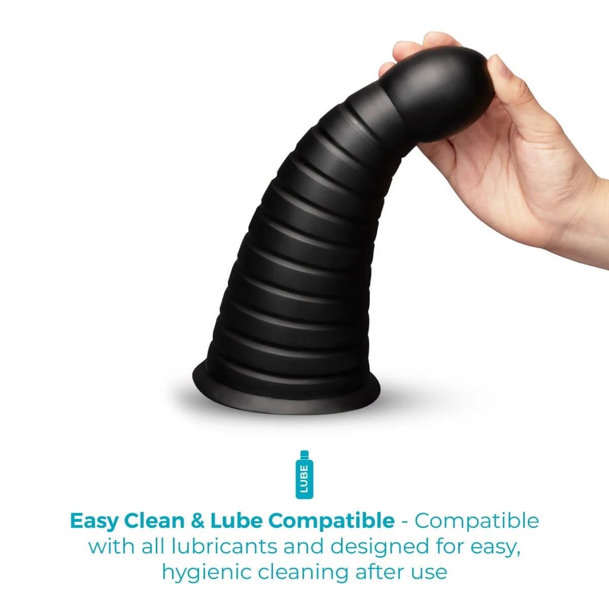 CONE anal plug is flexible with a tapered tip