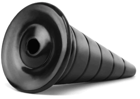 Titan cone shaped plug shown from behind