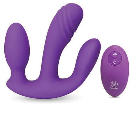 Together Blended Pleasure Vibrator - side view